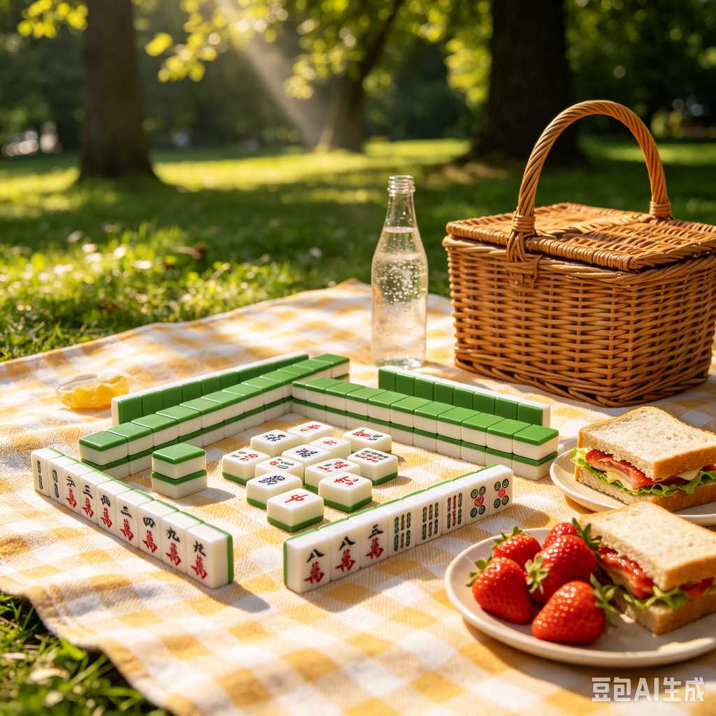 decorative text mahjong set