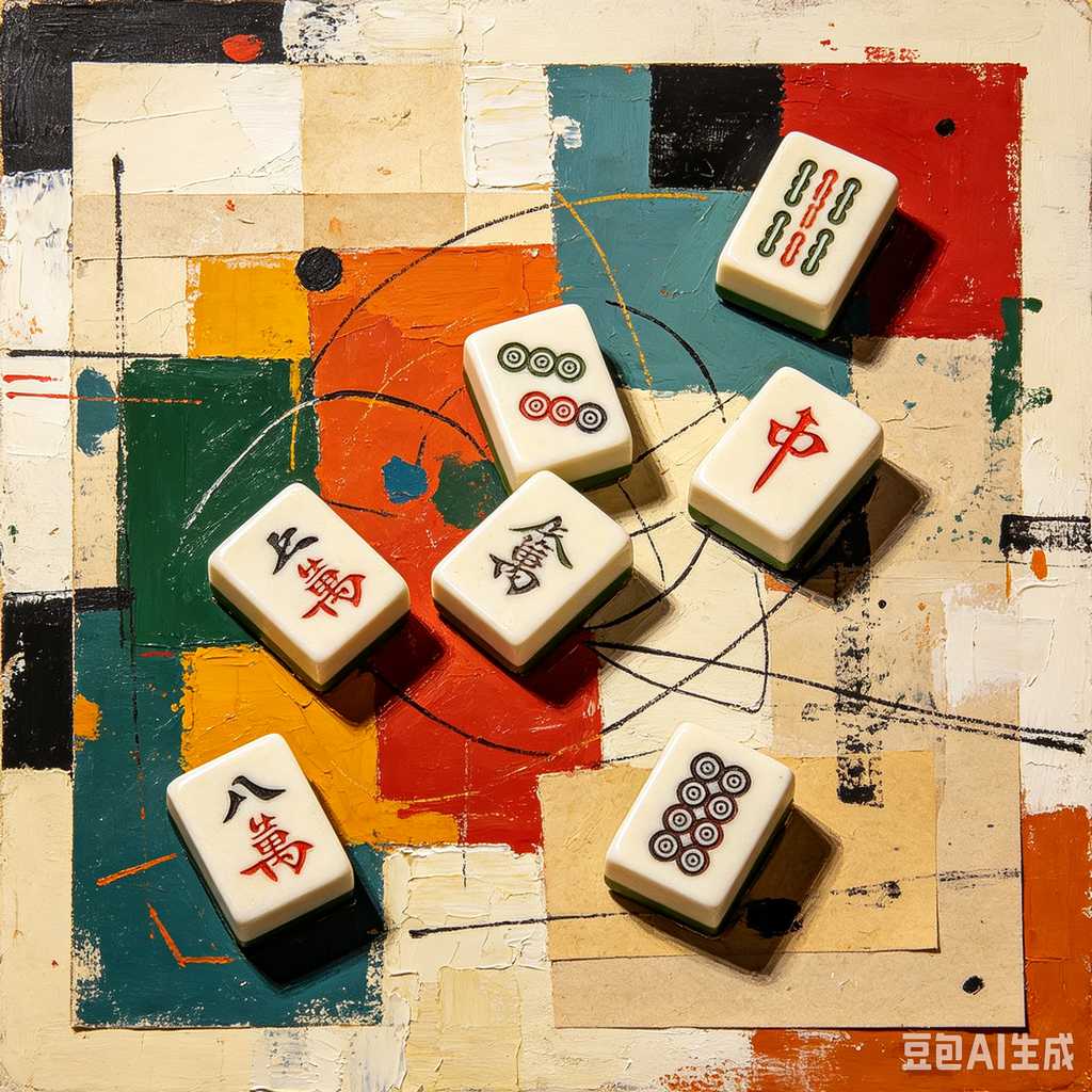 desktop decoration mahjong set